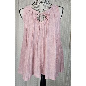 Antropologie Meadow Rue Pink Knit Top Size Small